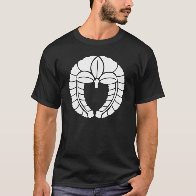 T-shirt Symbole japonais de la crête de famille (KAMON) (Devant)