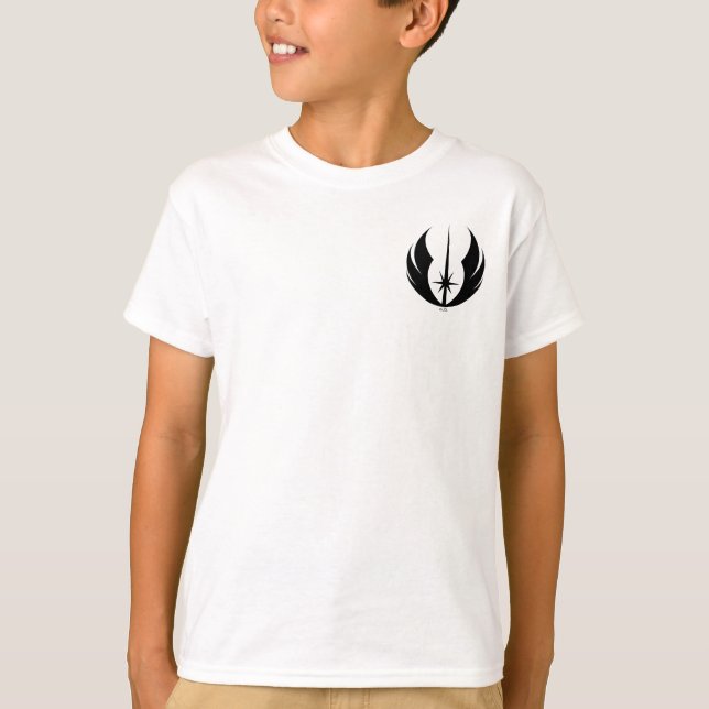 T-shirt Symbole Jedi noir (Devant)
