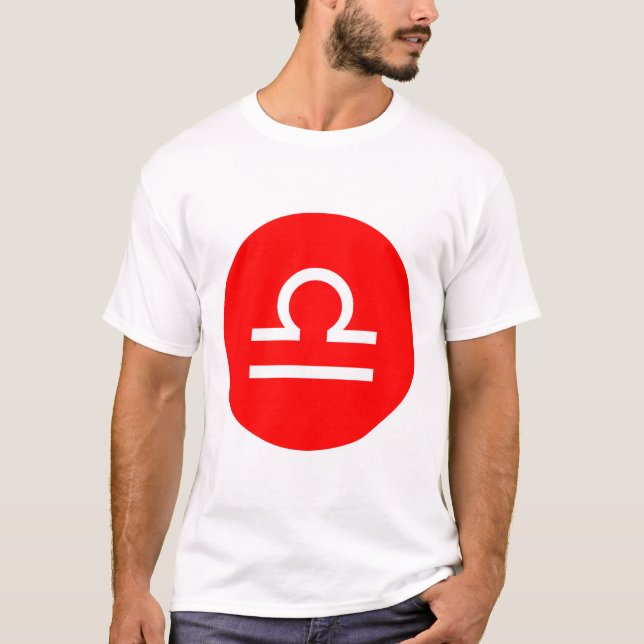 T-shirt Symbole Libra - Customisé (Devant)