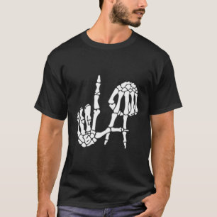 T-shirt SYMBOLE MAIN DE Los Angeles Squelette