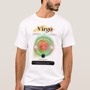 T-shirt Symbole moderne Zodiac Virgo Quote Élément Terre