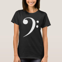 Symbole musical de clé de fa minimaliste pour amat