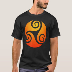 T-shirt Symbole mystique de Triskelion Spirituel