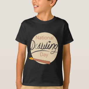 T-shirt Symbole national du jour du dessin