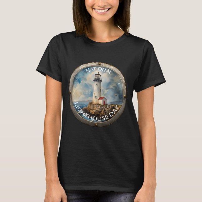 T-shirt Symbole national du jour du phare (Devant)