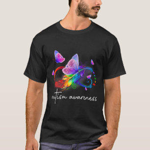 T-shirt Symbole neurodiversité Arc en ciel Infini Autisme 