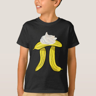T-shirt Symbole Pi Crème Bynana - Math Nerd tarte Lover