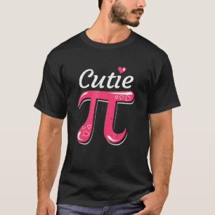 T-shirt Symbole Pi Funny Tee - shirt Cutie Pie National Pi