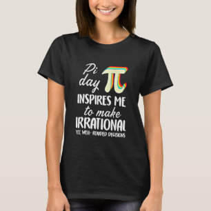 T-shirt Symbole Pi Jour Pi M'Inspirer Math Lover Tee