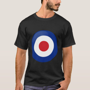 T-shirt Symbole Raf Mod Bullseye britannique cible
