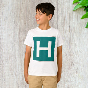 T-shirt Symbole routier de l'hôpital Installation Médicale