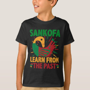 T-shirt Symbole Sankofa et Adinkra Ghana pour l'histoire d