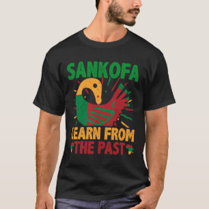 T-shirt Symbole Sankofa et Adinkra Ghana pour l'histoire d