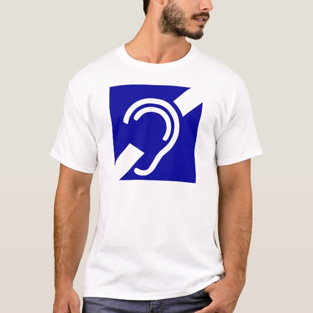 T-shirt Symbole sourd (Devant)