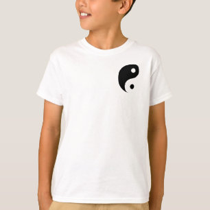 T-shirt Symbole taoïste Yin Yang noir et blanc