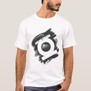 T-shirt Symbole vert de jet de lanterne