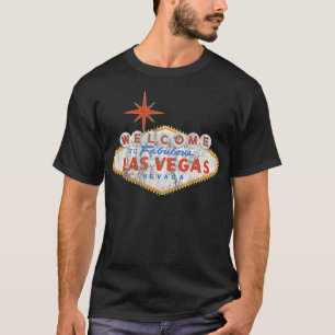 T-shirt SYMBOLE vintage Bienvenue À Las Vegas