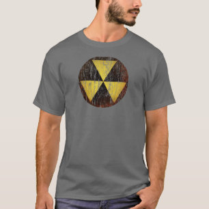 T-shirt Symbole vintage d'abri contre les retombées