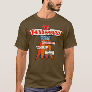 T-shirt Symbole Vintage du Motel Thunderbird