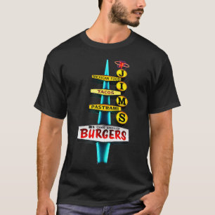 T-shirt SYMBOLE Vintage RÉtro Jims Burger