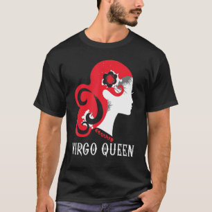 T-shirt Symbole Virgo Queen Zodiac Astrologie Joyeux anniv