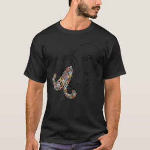 T-shirt Symbole Zodiaque Aquarius Horoscope Astrologie Cut