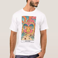 SYMBOLE Zodiaque Aries Vintage Art Abstrait