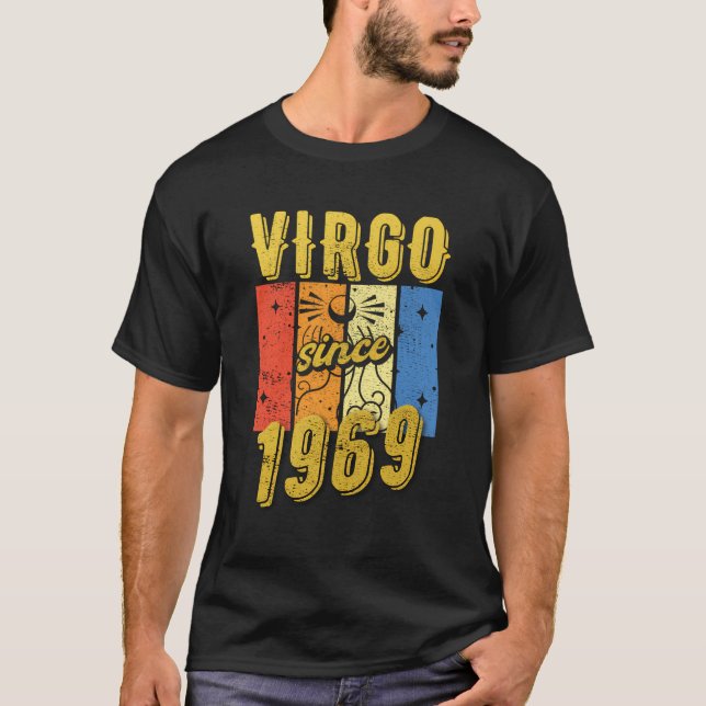 T-shirt Symbole zodiaque de la Virgo 1969 (Devant)