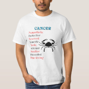 T-shirt Symbole Zodiaque de l'horoscope du cancer