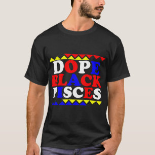 T-shirt Symbole zodiaque Dope Poissons noirs Astrologie 1