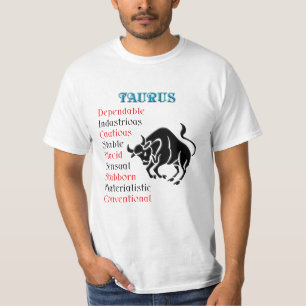 T-shirt Symbole zodiaque du Taurus Horoscope