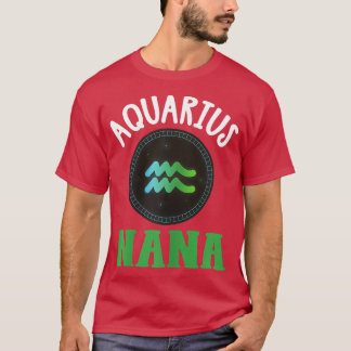 T-shirt Symbole zodiaque féminin Aquarius Nana Horoscope A