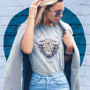 T-shirt Symbole zodiaque Imaginaire céleste Taurus femmes