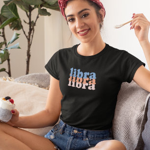 T-shirt SYMBOLE Zodiaque Libra Couleur d'alimentation ro