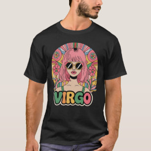T-shirt Symbole Zodiaque Retro Stylish Virgo Femme