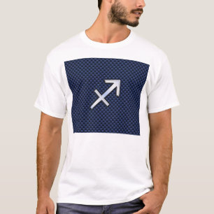 T-shirt Symbole zodiaque Sagittarius Impression en fibre d