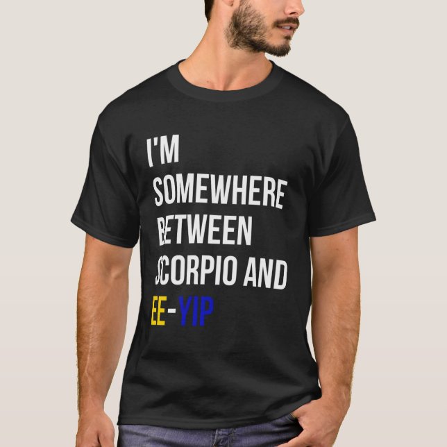 T-shirt Symbole Zodiaque Scorpio Rhoyalty Poodé Birthda (Devant)
