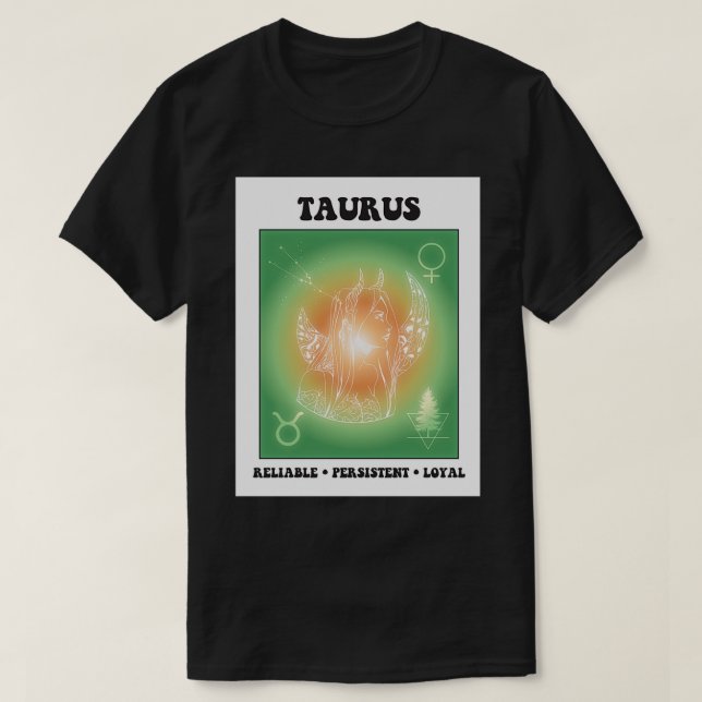 T-shirt SYMBOLE Zodiaque Taurus (Design devant)