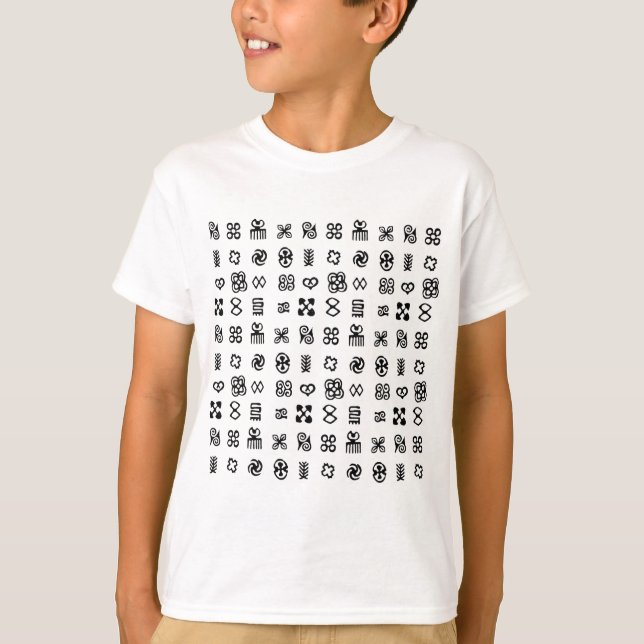 T-shirt Symboles africains Adinkra (Devant)