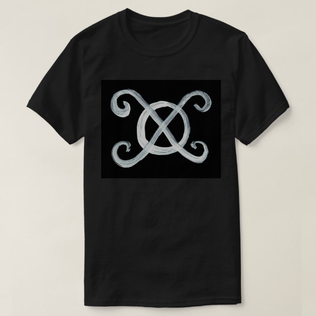 T-shirt Symboles alchimiques calcinés Or inversé (Design devant)