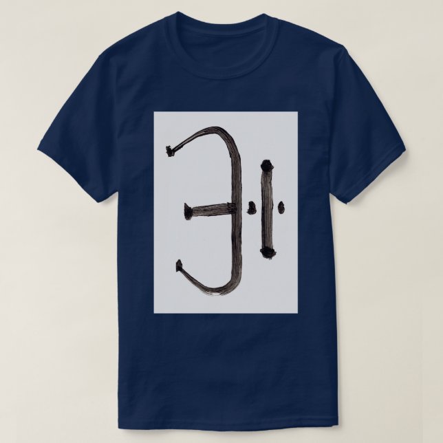 T-shirt Symboles alchimiques un seul coup d'oeil (Design devant)