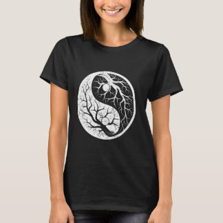 T-shirt Symboles chinois Ying et Yang Trees