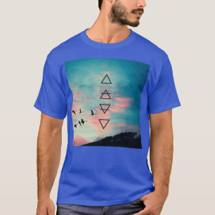 T-shirt Symboles d'alchimie Ciel sombre