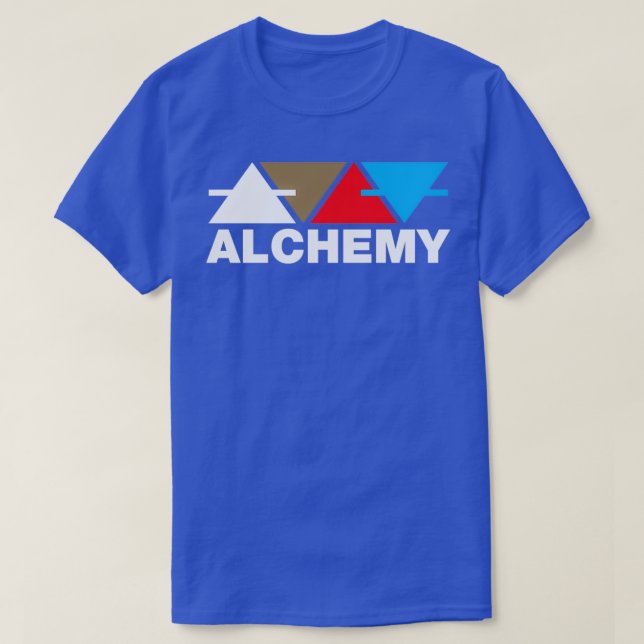 T-shirt Symboles d'alchimie élémentaire AIR (Design devant)