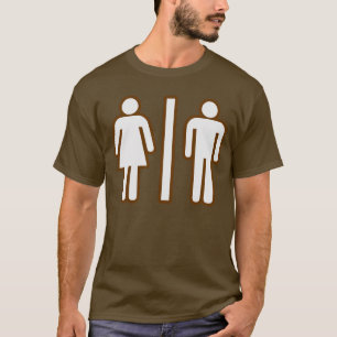 T-shirt Symboles de genre universels minimalistes graphiqu