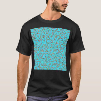 T-shirt Symboles de la planète Empreinte de léopard sur le