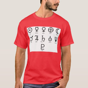 T-shirt Symboles de planète de la NASA