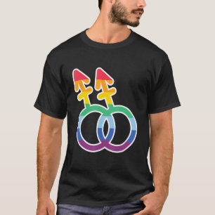 T-shirt Symboles Lgbtq Gay Rights Fière Fierté Arc-en-ciel