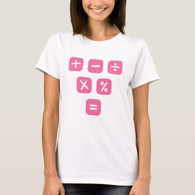 T-shirt Symboles mathématiques Signes mathématiques (Devant)