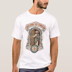 T-shirt Symbolisme de la clé de la porte de Jésus Symbolis